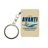 Thumbnail for Piaggio P.180 Avanti EVO - Cartoon - Key Chain - Beige