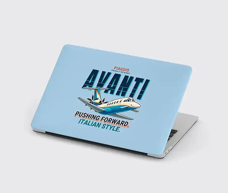 Piaggio P.180 Avanti EVO - Cartoon - MacBook Case - Light Blue