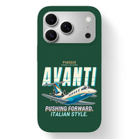 Thumbnail for Piaggio P.180 Avanti EVO - Cartoon - MagSafe iPhone 17 Pro - Dark Green