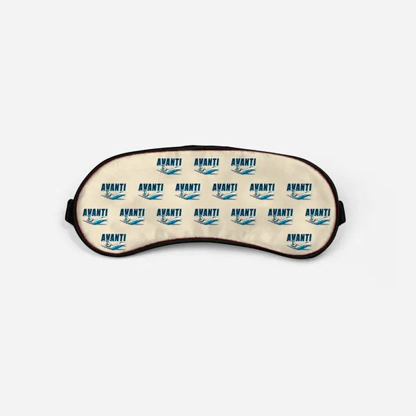 Piaggio P.180 Avanti EVO - Cartoon Pattern - Sleep Mask - Beige