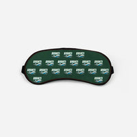 Thumbnail for Piaggio P.180 Avanti EVO - Cartoon Pattern - Sleep Mask - Dark Green