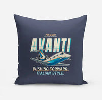 Thumbnail for Piaggio P.180 Avanti EVO - Cartoon - Pillow - Navy Blue