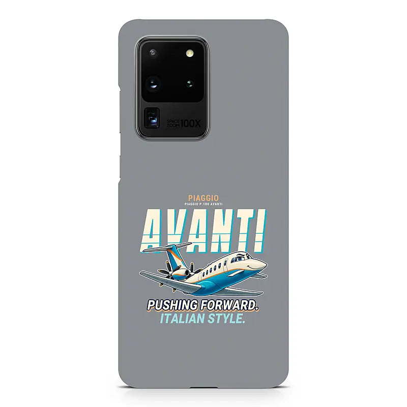 Piaggio P.180 Avanti EVO - Cartoon - Samsung Case - Gray