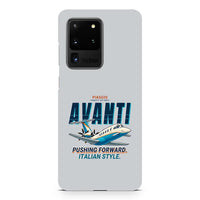 Thumbnail for Piaggio P.180 Avanti EVO - Cartoon - Samsung Case - Light Gray