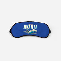 Thumbnail for Piaggio P.180 Avanti EVO - Cartoon - Sleep Mask - Blue