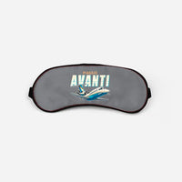 Thumbnail for Piaggio P.180 Avanti EVO - Cartoon - Sleep Mask - Gray