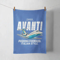 Thumbnail for Piaggio P.180 Avanti EVO - Cartoon - Towel - Blue