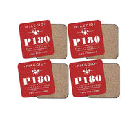 Thumbnail for Piaggio P.180 Avanti EVO - Heritage - Coaster Set - Red