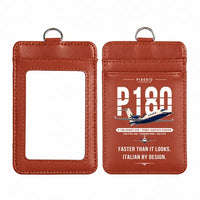 Thumbnail for Piaggio P.180 Avanti EVO - Original - ID Card Holder - Light Brown