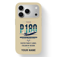 Thumbnail for Piaggio P.180 Avanti EVO - Original + Name - MagSafe iPhone 17 Pro - Beige