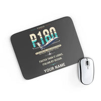 Thumbnail for Piaggio P.180 Avanti EVO - Original + Name - Mouse Pad - Black