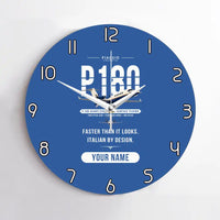 Thumbnail for Piaggio P.180 Avanti EVO - Original + Name - No Frame - Blue