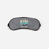 Thumbnail for Piaggio P.180 Avanti EVO - Original + Name - Sleep Mask - Gray