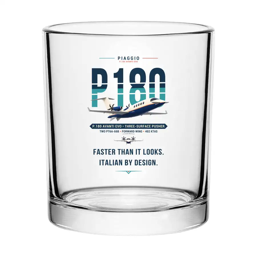Piaggio P.180 Avanti EVO - Original - Special Whiskey Glass