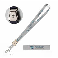 Thumbnail for Piaggio P.180 Avanti EVO Lanyard & ID Holders seat belt lanyard - Original - Light Gray