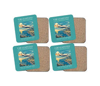 Thumbnail for Piaggio P.180 Avanti EVO - Poster - Coaster Set - Turquoise