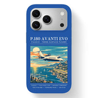 Thumbnail for Piaggio P.180 Avanti EVO - Poster - MagSafe iPhone 17 Pro - Blue