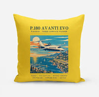 Thumbnail for Piaggio P.180 Avanti EVO - Poster - Pillow - Yellow