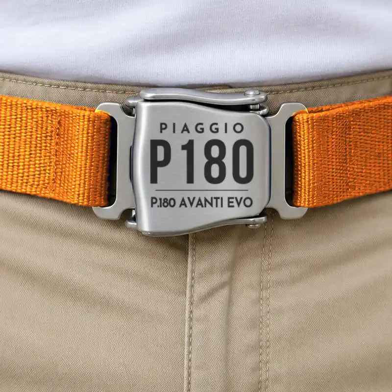Piaggio P.180 Avanti EVO - Seat Belt - Tag - Orange