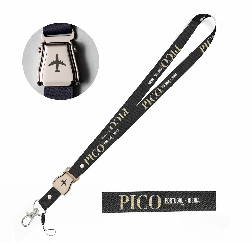 Pico City Series seat belt lanyard - black