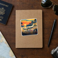 Thumbnail for Pilatus PC-12 PRO - 3D + Name - Square Sticker - Notebook