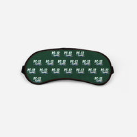 Thumbnail for Pilatus PC-12 PRO - Cartoon Pattern - Sleep Mask - Dark Green