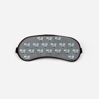 Thumbnail for Pilatus PC-12 PRO - Cartoon Pattern - Sleep Mask - Gray