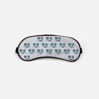 Thumbnail for Pilatus PC-12 PRO - Cartoon Pattern - Sleep Mask - Light Gray
