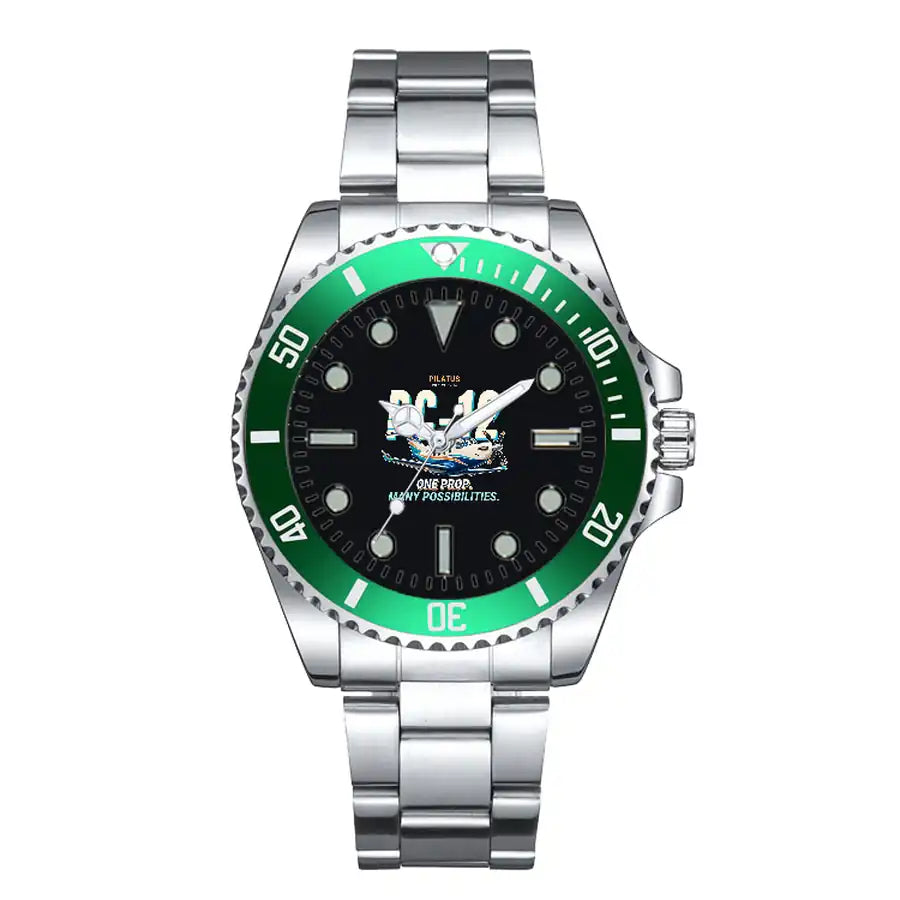 Pilatus PC-12 PRO - Cartoon - Premium Diver - Green