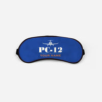 Thumbnail for Pilatus PC-12 PRO - Heritage + Name - Sleep Mask - Blue