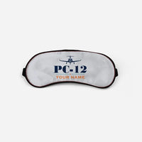 Thumbnail for Pilatus PC-12 PRO - Heritage + Name - Sleep Mask - Light Gray