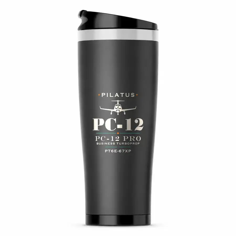 Pilatus PC-12 PRO - Heritage - Stainless Steel (No Holder) - Gray