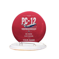 Thumbnail for Pilatus PC-12 PRO - Original + Name - Pin - Red