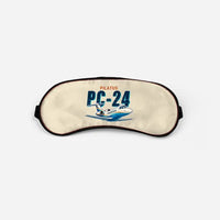 Thumbnail for Pilatus PC-24 - Cartoon - Sleep Mask - Beige