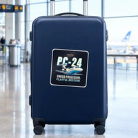 Thumbnail for Pilatus PC-24 - Cartoon - Square Sticker - Suitcase