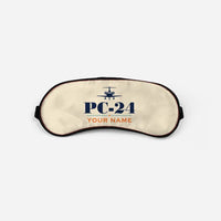 Thumbnail for Pilatus PC-24 - Heritage + Name - Sleep Mask - Beige