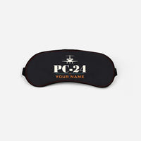 Thumbnail for Pilatus PC-24 - Heritage + Name - Sleep Mask - Black