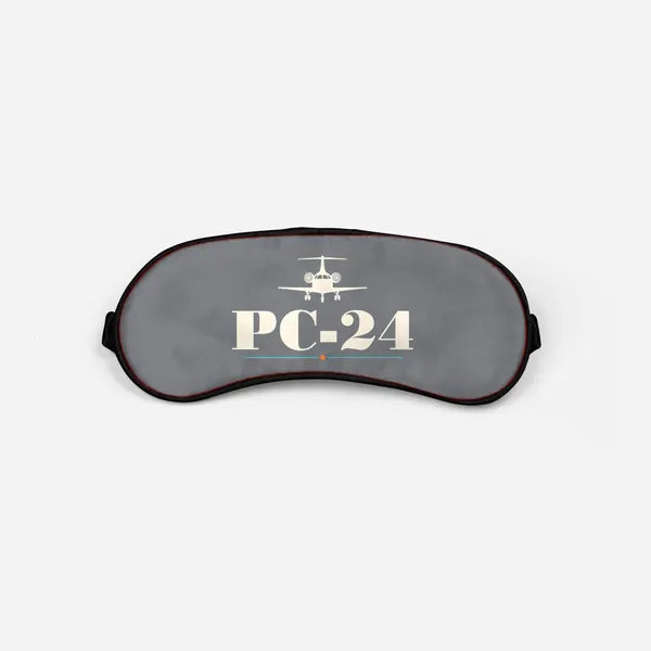 Pilatus PC-24 - Heritage - Sleep Mask - Gray