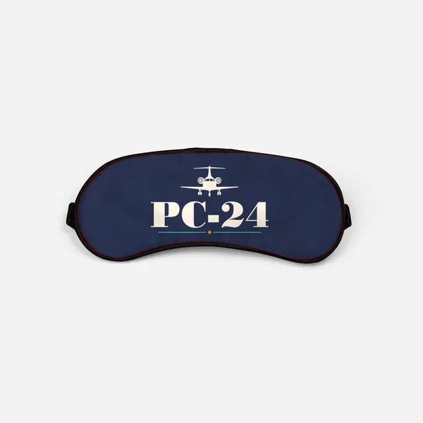Pilatus PC-24 - Heritage - Sleep Mask - Navy Blue