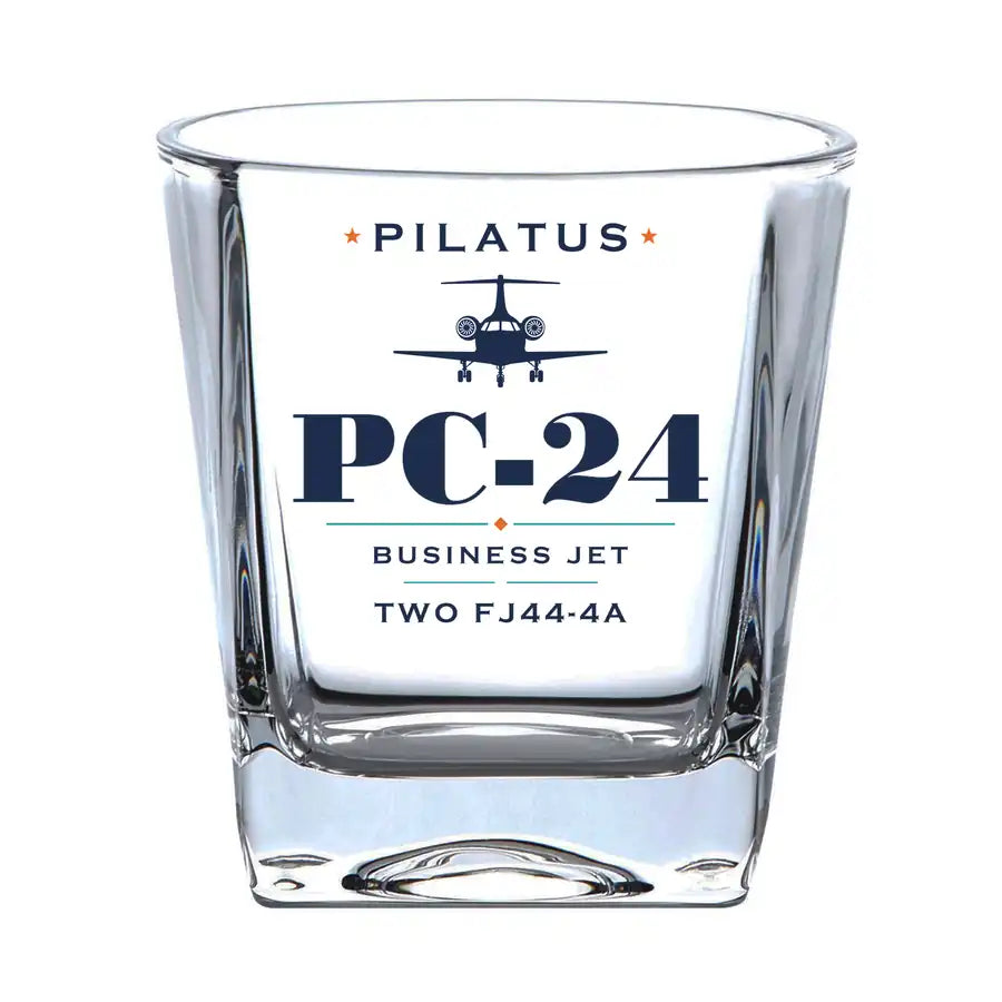 Pilatus PC-24 - Heritage - Whiskey Glass