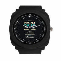 Thumbnail for Pilatus PC-24 - Original + Name - Rubber Strap - Black