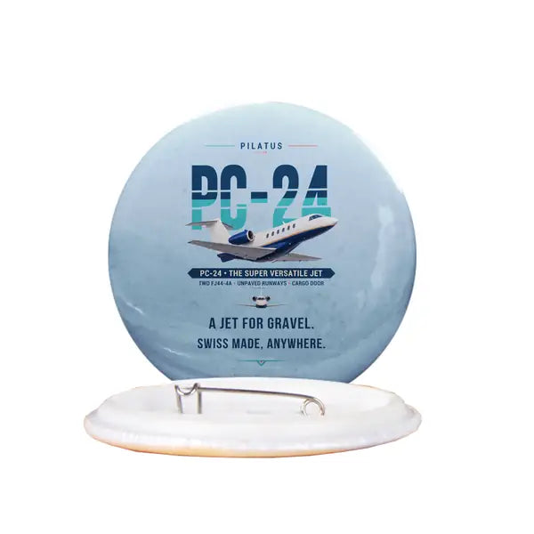 Pilatus PC-24 - Original - Pin - Light Blue