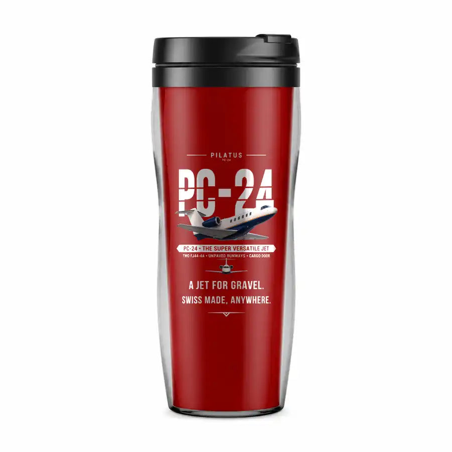 Pilatus PC-24 - Original - Plastic (No Holder) - Red
