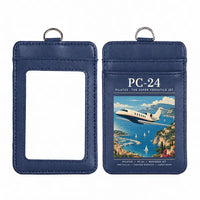 Thumbnail for Pilatus PC-24 - Poster - ID Card Holder - Navy Blue