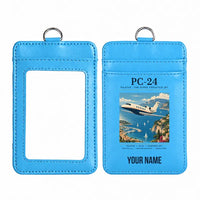 Thumbnail for Pilatus PC-24 - Poster - ID Card Holder - Blue + Name
