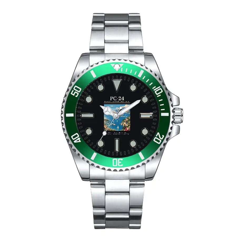 Pilatus PC-24 - Poster - Premium Diver - Green