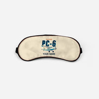 Thumbnail for Pilatus PC-6 Porter - Cartoon + Name - Sleep Mask - Beige