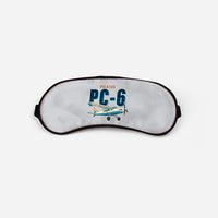 Thumbnail for Pilatus PC-6 Porter - Cartoon - Sleep Mask - Light Gray