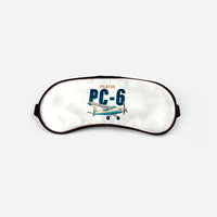 Thumbnail for Pilatus PC-6 Porter - Cartoon - Sleep Mask - White