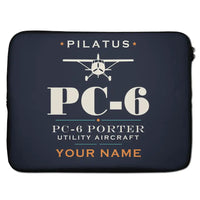 Thumbnail for Pilatus PC-6 Porter - Heritage + Name - Laptop Sleeve